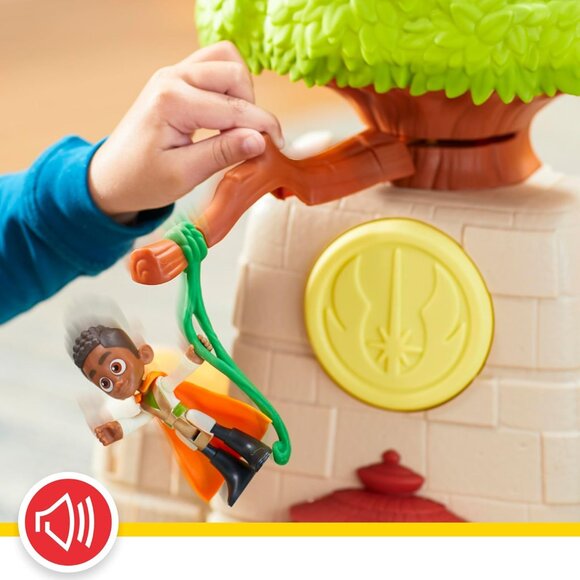 Star Wars Tenoo Jedi Temple, 20-Inch-Tall Playset with Lights & Sounds - Picture 4 of 11